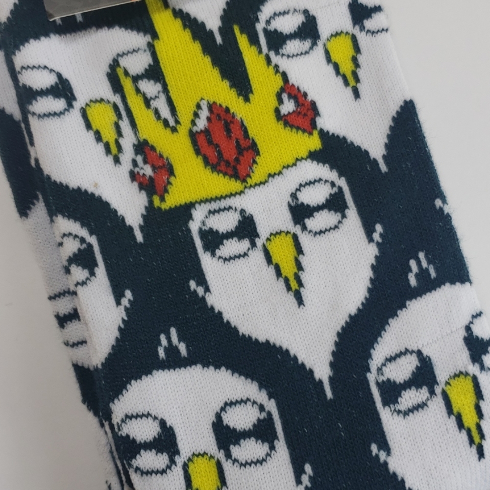 Adventure Time Gunther & Ice King Crew Socks